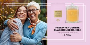 Celebrate Mum with a free Glasshouse candle